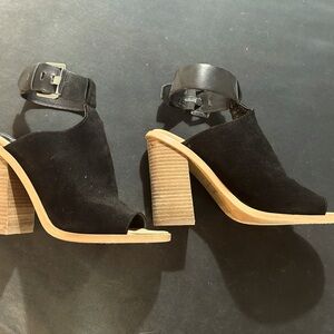 Mark Fisher Black Suede Sandles